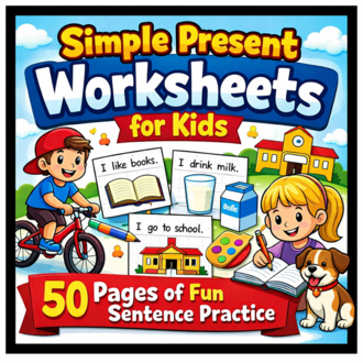 SIMPLE PRESENT TENSE  CARDS