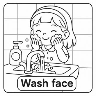 COLOR YOUR DAY: DAILY ROUTINE FLASHCARDS