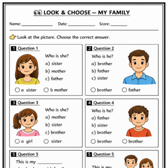 VOCABULARY WORKSHEETS FOR 3RD GRADE