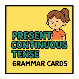PRESENT CONTINUOUS TENSE GRAMMAR CARDS (5. SINIF)