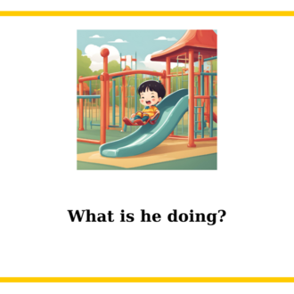 PRESENT CONTINUOUS TENSE SPEAKING CARDS