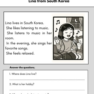 HOBBIES & PERSONAL LIFE READING COMPREHENSIONS