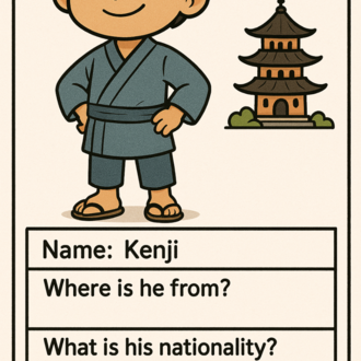 NATIONALITY SPEAKING CARDS 