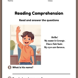 READING COMPREHENSION WORKSHEETS 5
