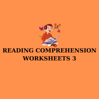 READING COMPREHENSION WORKSHEETS 3 