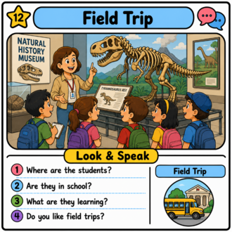 SCHOOL DAYS SPEAKING CARDS