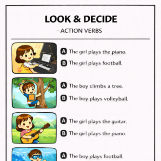 ACTION VERBS ACTIVITIES