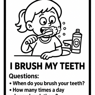 DAILY ROUTINES CONVERSATION  CARDS 