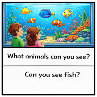 WHAT CAN YOU SEE? SPEAKING CARDS
