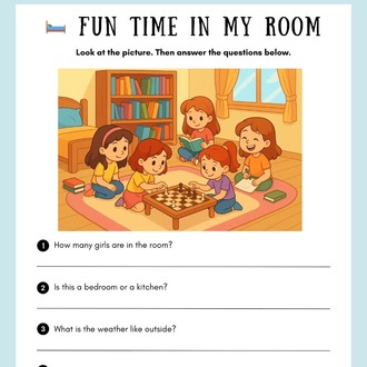 PICTURE DESCRIPTION WORKSHEETS