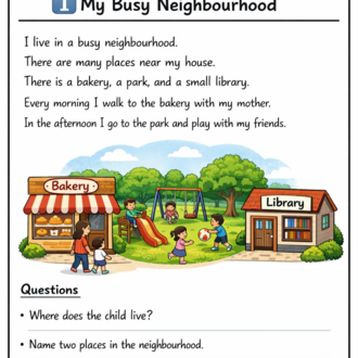 LEARNING ABOUT THE NEIGHBOURHOOD
