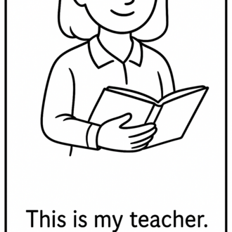 MY SCHOOL COLORING CARDS