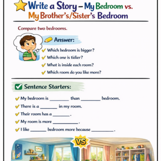 COMPARATIVE READING & WRITING WORKSHEETS