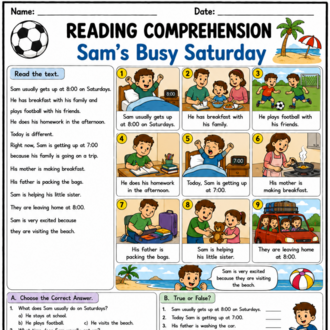 ENGLISH GRAMMAR & READING COMPREHENSION QUIZ PACK