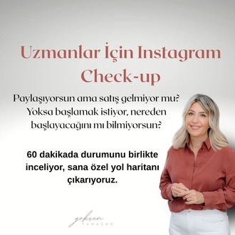 Uzmanlar İçin Instagram Check-Up