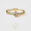 Stony Clover Gold Altın Kaplama Bileklik