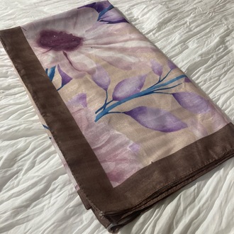 Floral Pamuklu Şal