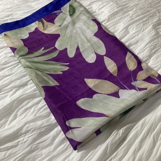 Floral Pamuklu Şal