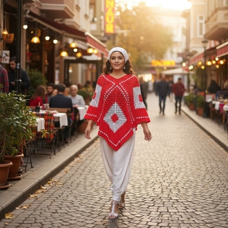 Akrilik ipten Panço