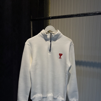 Ami Yarım Fermuar Sweatshirt