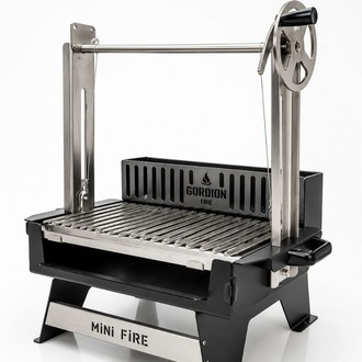 GORDİON FİRE Mini Fire Asado Usulü Ayarlanabilir Izgara-En Sağlam Mangal
