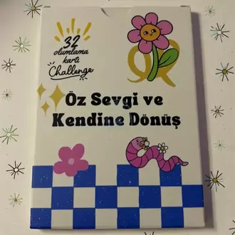 Öz Sevgi ve Kendine Dönüş Olumlama Kartları