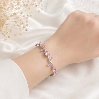 TULİP PEMBE LALE BİLEKLİK