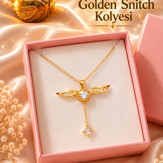 HARRY POTTER GOLDEN SNITCH ÇELİK KOLYE