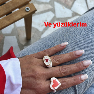 İki kalp yüzük 