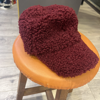 Buklet bordo şapka 