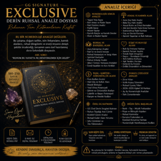 GG SIGNATURE EXCLUSIVE ANALİZİ
