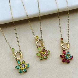 Swarovski Çelik Kolye 