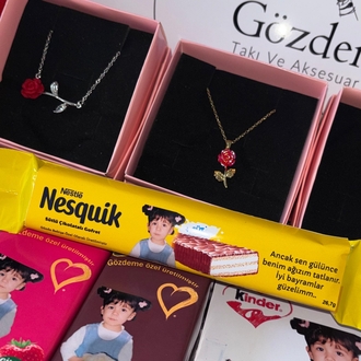 Kişiye özel çikolatalı gofret (1Adet)