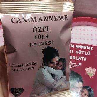 Canım Anneme Türk Kahvesi(İSTEDİĞİNİZ FOTOĞRAFI EKLETEBİLİRSİNİZ) 