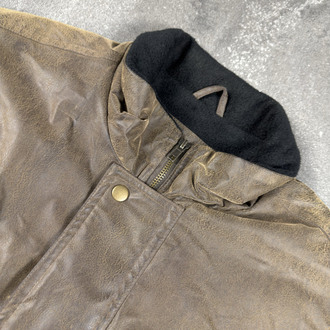 (M) Vintage McGarland Distressed Leather Utility Vest