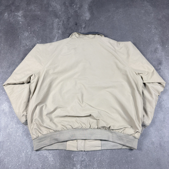 (XXL) Lands’ End Cream Harrington Bomber Jacket
