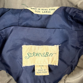 (L) Vintage 90s St. John’s Bay Harrington Bomber Jacket