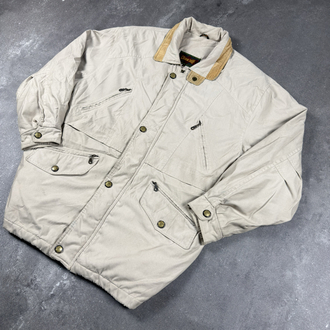 (XXL) Vintage Beige Workwear Barn Jacket