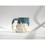 Drippy Boulder Midi Mug (Beyaz)