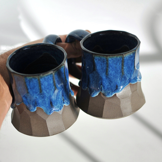 Drippy Boulder Midi Mug