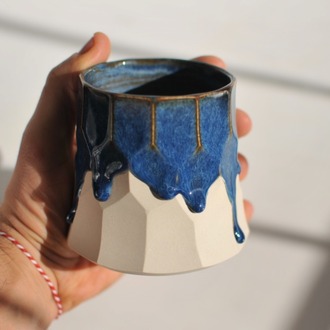 Drippy Boulder Midi Mug (Kulpsuz)