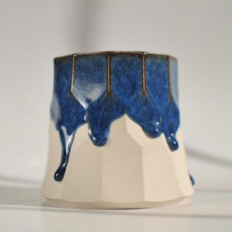 Drippy Boulder Midi Mug (Kulpsuz)