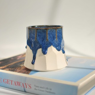 Drippy Boulder Midi Mug (Kulpsuz)