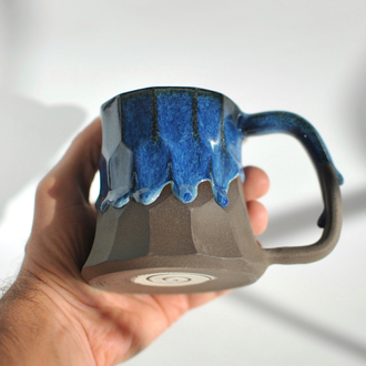 Drippy Boulder Midi Mug