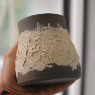 Frisson Cup (Siyah-Beyaz Stoneware)