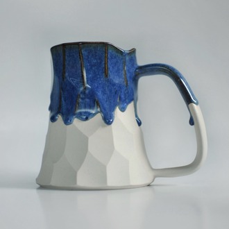 Drippy Boulder Big Mug (Beyaz)