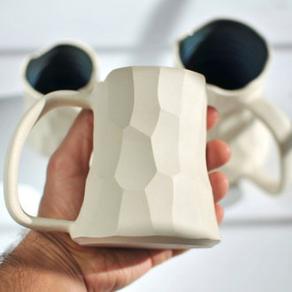 Boulder Big Mug (Beyaz)