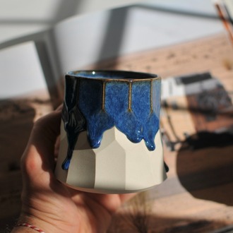 Drippy Boulder Midi Mug (Kulpsuz)