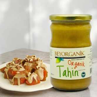 BEY ORGANİK Organik Tahin 600 g(SALMONELLA ANALİZLİ)