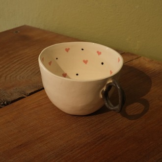 In Mug Heart Fincan
